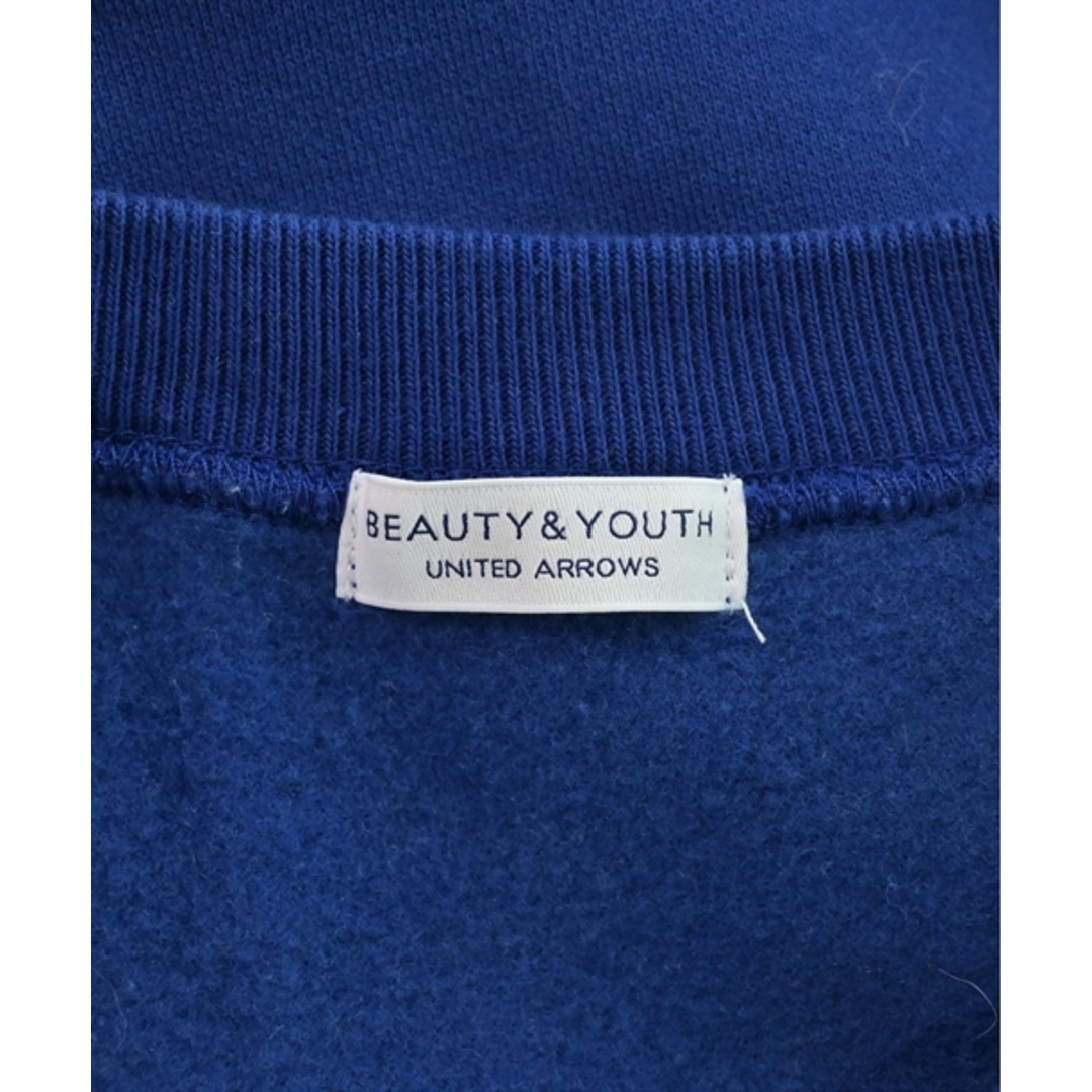 BEAUTY&YOUTH UNITED ARROWS(ビューティアンドユースユナイテッドアローズ)のBEAUTY&YOUTH UNITED ARROWS スウェット M 青 【古着】【中古】 メンズのトップス(スウェット)の商品写真