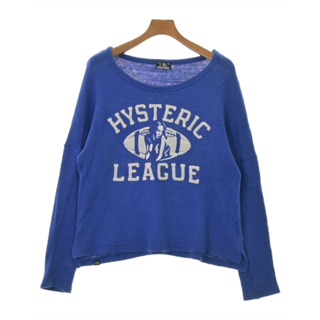 HYSTERIC GLAMOUR(ヒステリックグラマー)のHYSTERIC GLAMOUR ヒステリックグラマー ニット・セーター F 青 【古着】【中古】 メンズのトップス(ニット/セーター)の商品写真