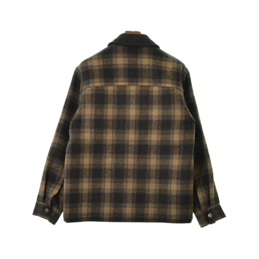 A.P.C. アーペーセー ブルゾン XS 茶xベージュxグレー(チェック) 【古着】【中古】 メンズのジャケット/アウター(その他)の商品写真