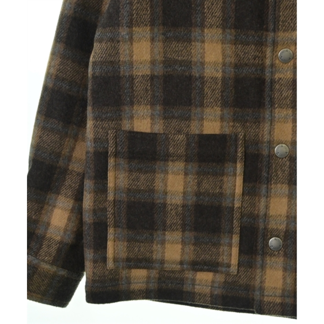 A.P.C. アーペーセー ブルゾン XS 茶xベージュxグレー(チェック) 【古着】【中古】 メンズのジャケット/アウター(その他)の商品写真