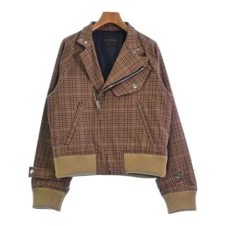 チノ(CINOH)のCINOH ブルゾン（その他） 36(S位) ベージュx赤x黒等(チェック) 【古着】【中古】(その他)