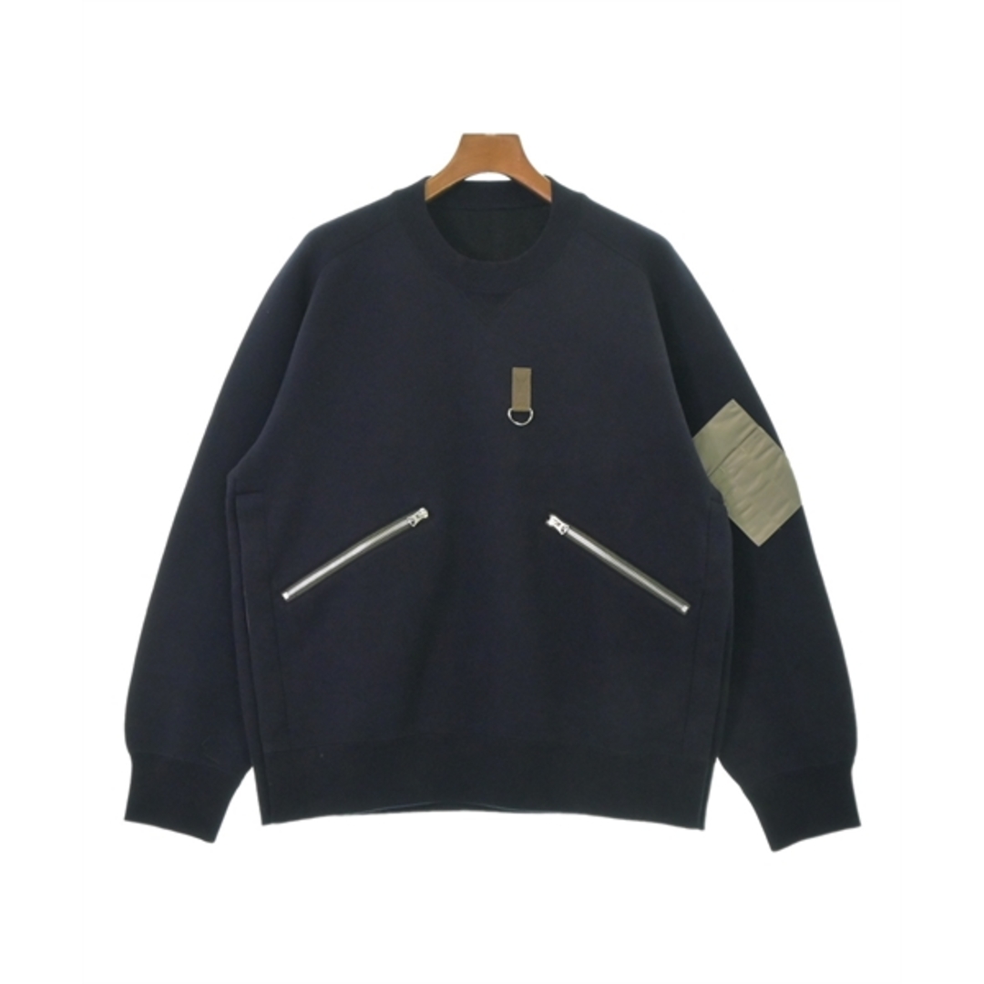 sacai(サカイ)のsacai サカイ スウェット 2(M位) 紺 【古着】【中古】 メンズのトップス(スウェット)の商品写真