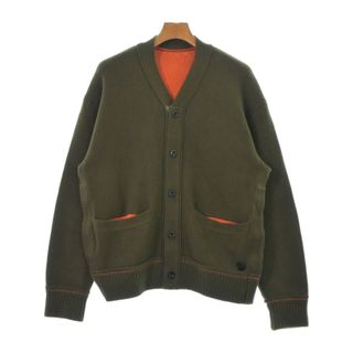 サカイ(sacai)のsacai サカイ カーディガン 1(S位) カーキ 【古着】【中古】(カーディガン)