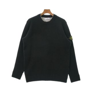 ストーンアイランド(STONE ISLAND)のSTONE ISLAND ストーンアイランド ニット・セーター L 黒 【古着】【中古】(ニット/セーター)