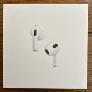 アップル(Apple)のアップル AirPods 第3世代 MME73J/A新品未開封品(ヘッドフォン/イヤフォン)