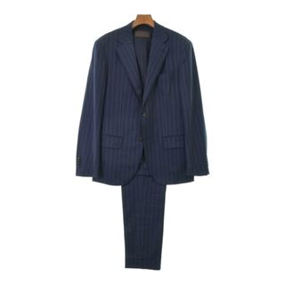 ユナイテッドアローズ(UNITED ARROWS)のUNITED ARROWS ビジネス -(M位) 紺x青(ストライプ) 【古着】【中古】(セットアップ)