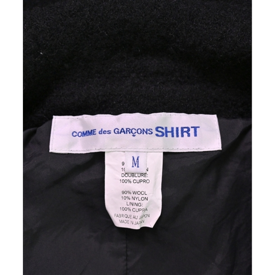 COMME des GARCONS SHIRT(コムデギャルソンシャツ)のCOMME des GARCONS SHIRT ピーコート M 黒 【古着】【中古】 メンズのジャケット/アウター(ピーコート)の商品写真