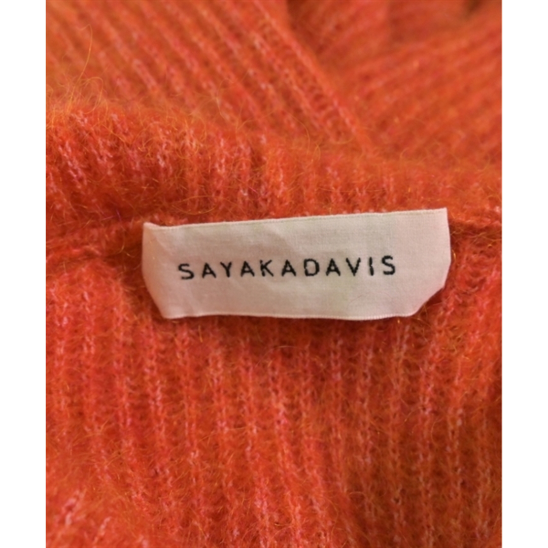 SAYAKA DAVIS(サヤカディヴィス)のSAYAKA DAVIS サヤカデイビス ニット・セーター S オレンジ 【古着】【中古】 レディースのトップス(ニット/セーター)の商品写真