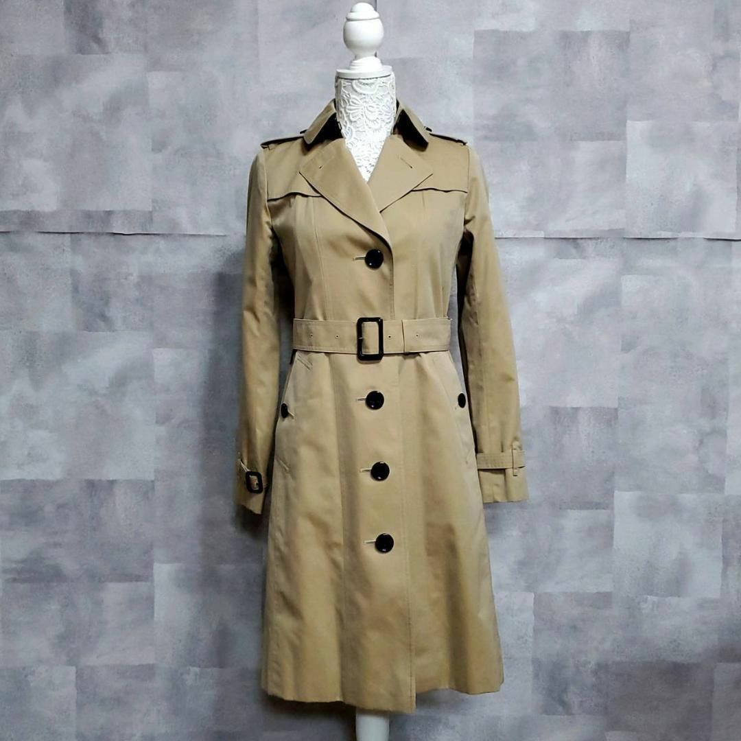 BURBERRY - 極美品 M バーバリー コットンギャバジン トレンチ BURBERRY - 極美品 M バーバリー コットンギャバジン トレンチ
