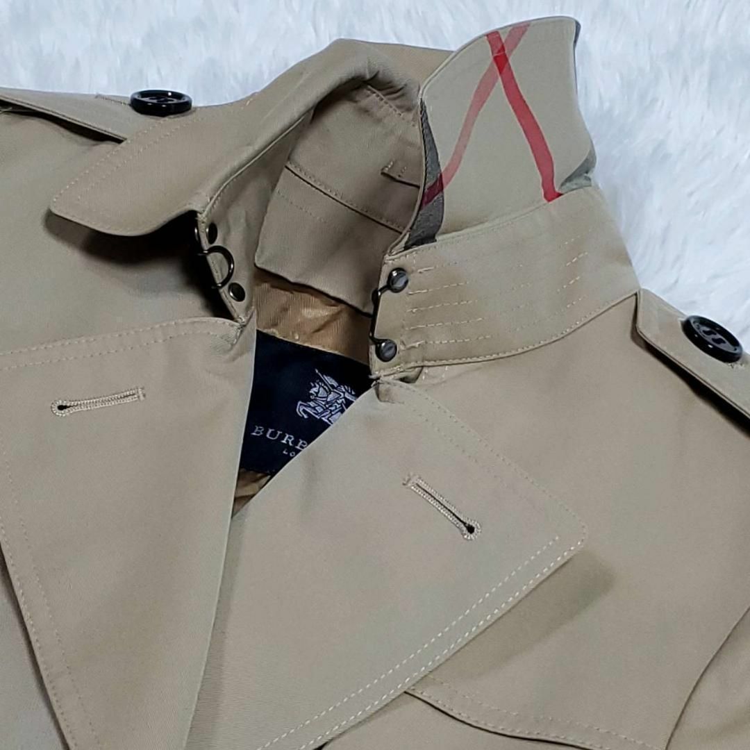 BURBERRY - 極美品 M バーバリー コットンギャバジン トレンチ BURBERRY - 極美品 M バーバリー コットンギャバジン トレンチ