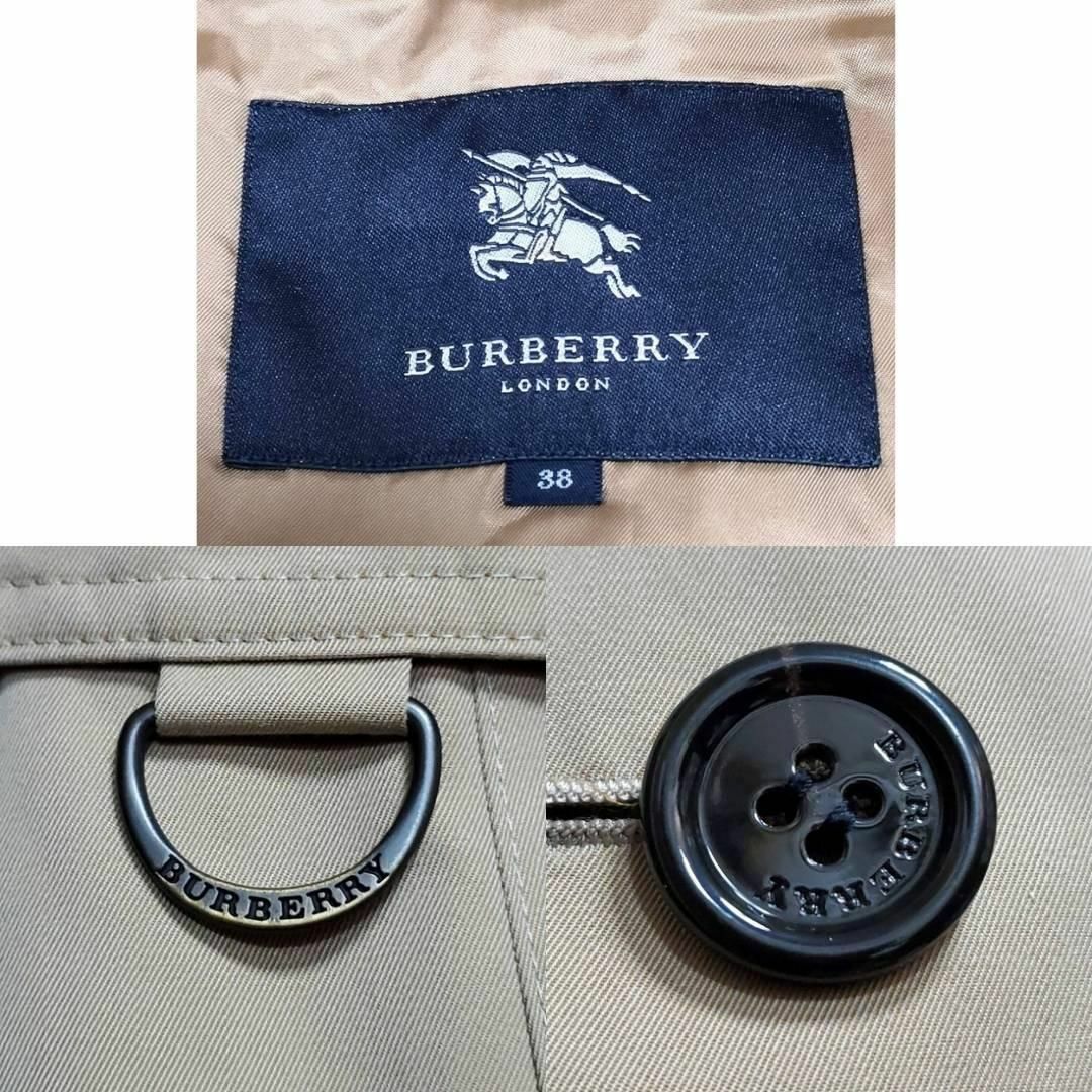 BURBERRY - 極美品 M バーバリー コットンギャバジン トレンチ BURBERRY - 極美品 M バーバリー コットンギャバジン トレンチ