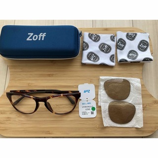 Zoff - Zoff 度なしサングラス　カラーレンズ付き