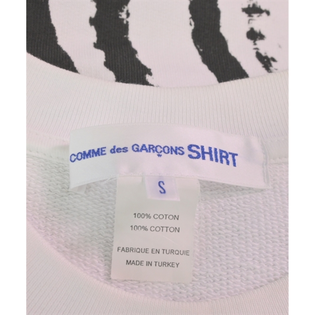 COMME des GARCONS SHIRT(コムデギャルソンシャツ)のCOMME des GARCONS SHIRT スウェット S 白 【古着】【中古】 メンズのトップス(スウェット)の商品写真