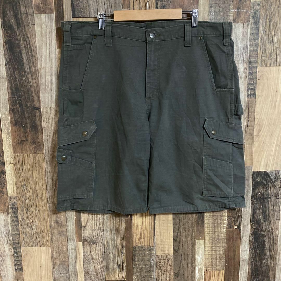 carhartt(カーハート)のカーハート カーゴ ワーク 2XL グレー メンズ パンツ USA古着 90s メンズのパンツ(ショートパンツ)の商品写真