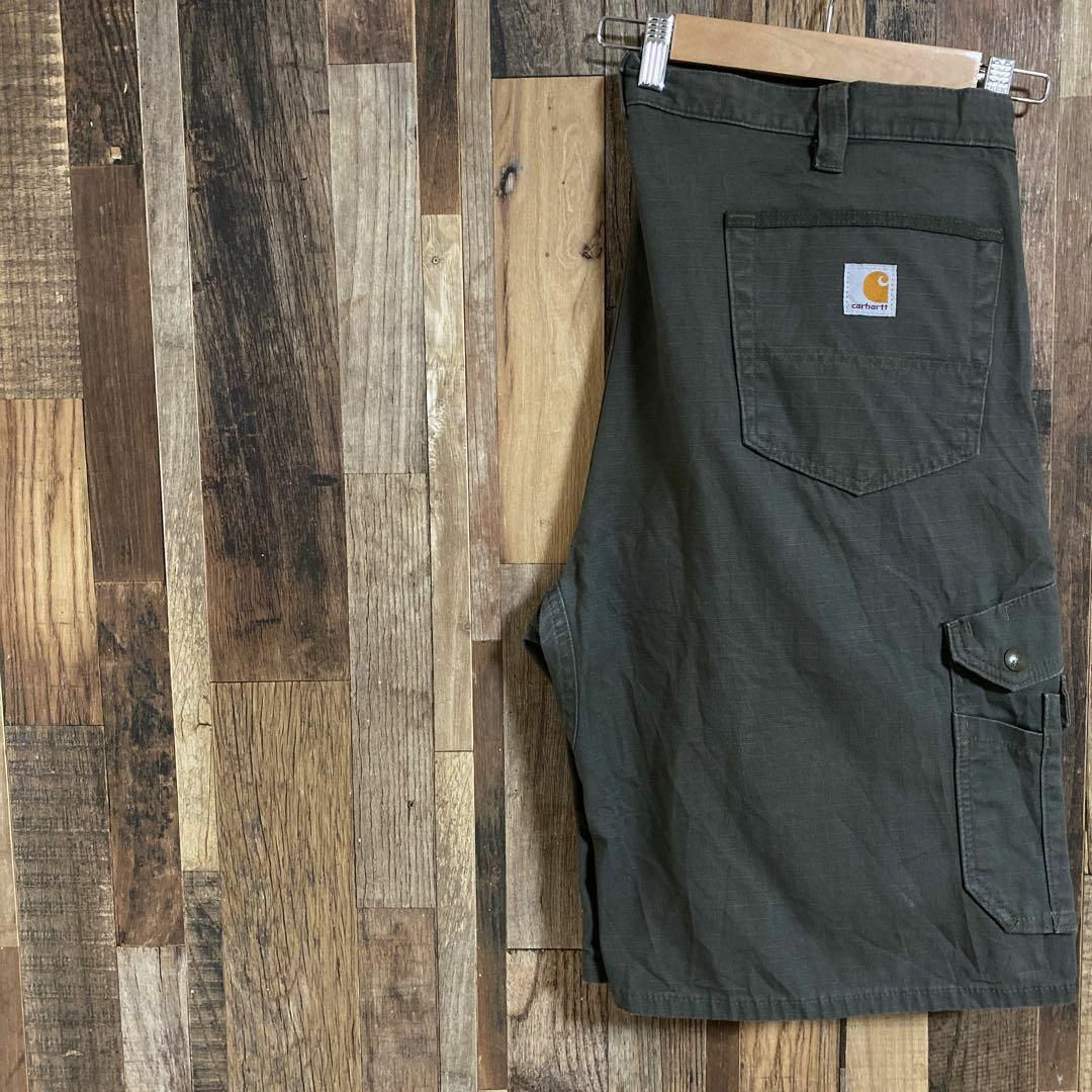 carhartt(カーハート)のカーハート カーゴ ワーク 2XL グレー メンズ パンツ USA古着 90s メンズのパンツ(ショートパンツ)の商品写真