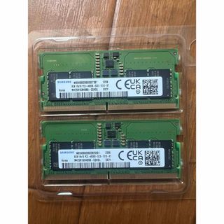 SAMSUNG DDR5-4800 Laptop Ram 8GB×2(16GB)(PCパーツ)