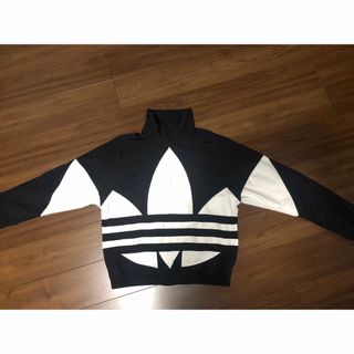 adidas original  ビッグロゴ　ナイロンジャケット　サイズL