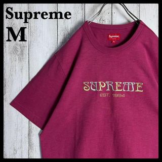 シュプリーム(Supreme)の【超希少カラー】シュプリーム☆センター刺繍ロゴ入りTシャツ 即完売注意(Tシャツ/カットソー(半袖/袖なし))