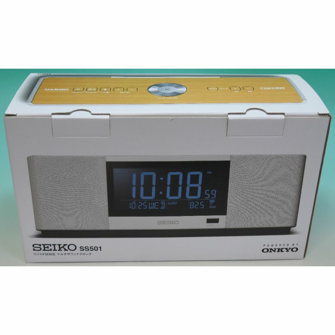 SEIKO(セイコー)のSEIKO セイコー 置時計 目覚まし マルチサウンドクロック SS501A 白 インテリア/住まい/日用品のインテリア小物(置時計)の商品写真