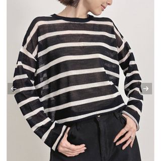 Border Sheer Knit  ¥26,400税込新品未使用タグ付き