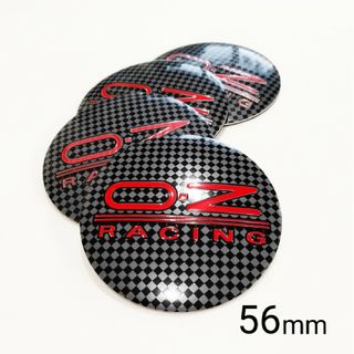 O.Zレーシング◆ホイールセンターキャップステッカー◆56mm・４枚set(車外アクセサリ)