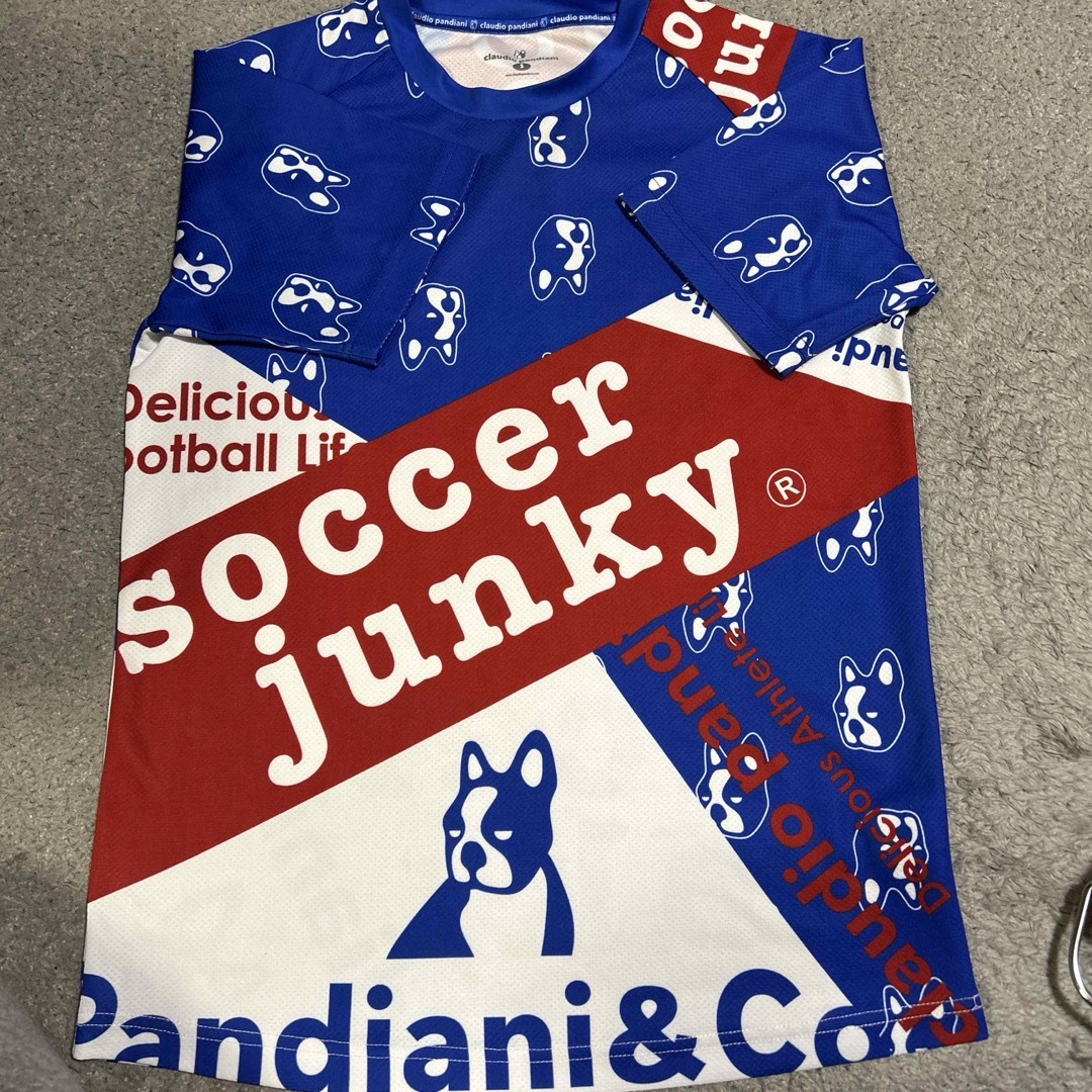 soccer junky(サッカージャンキー)のサーマイオニー様♪専用　サッカージャンキー　プラシャツ　Sサイズ スポーツ/アウトドアのサッカー/フットサル(ウェア)の商品写真