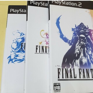 プレイステーション2(PlayStation2)のファイナルファンタジー3本　　PS2ロープレ(家庭用ゲームソフト)