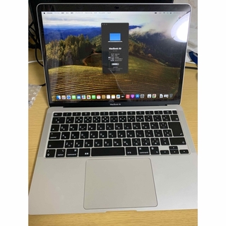 マック(Mac (Apple))のApple M1 MacBook Air 8GB/1TB シルバー 液晶訳あり(ノートPC)