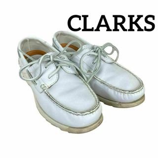 クラークス(Clarks)のクラークス　コンフォートシューズ　アクティブエアー　白　ホワイト(スニーカー)