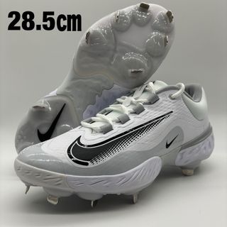 ナイキ(NIKE)のNIKE 野球　スパイク　金具　ホワイト 白 28.5㎝ ローカット 軽量(シューズ)