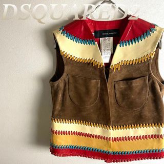 ディースクエアード(DSQUARED2)のディースクエアード ベスト 激レアモデル ノースリーブ ジャケット 60413(ベスト)