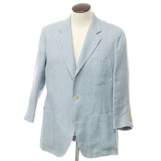 LORO PIANA - 【中古】ロロピアーナ Loro Piana リネン カジュアルジャケット ライトブルー【サイズ50】【メンズ】