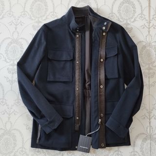 エルメネジルドゼニア(Ermenegildo Zegna)のエルメネジルドゼニア 4ポケット カシミア100％ジャケット サイズ48(ブルゾン)