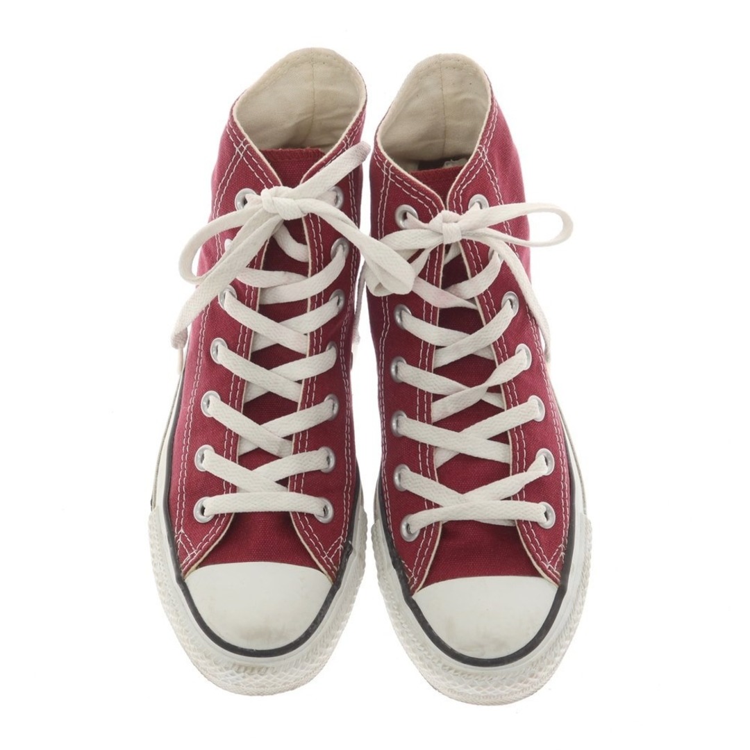 CONVERSE(コンバース)の【中古】コンバース CONVERSE オールスター ハイカット スニーカー ワインレッド【サイズ24cm】【レディース】 レディースの靴/シューズ(スニーカー)の商品写真