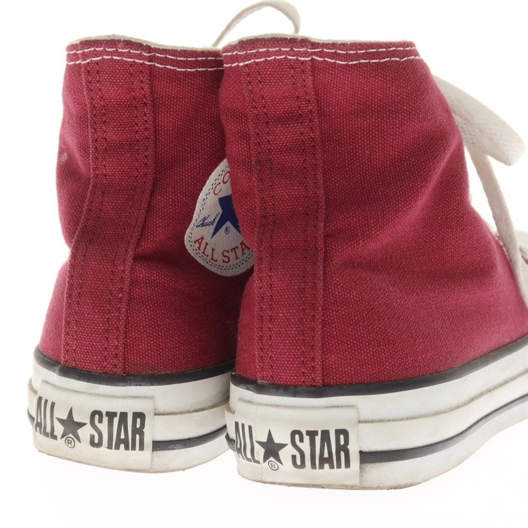 CONVERSE(コンバース)の【中古】コンバース CONVERSE オールスター ハイカット スニーカー ワインレッド【サイズ24cm】【レディース】 レディースの靴/シューズ(スニーカー)の商品写真