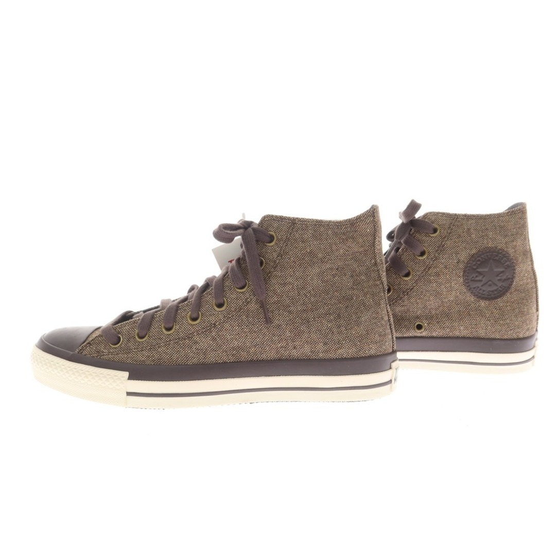 CONVERSE(コンバース)の【中古】【未使用】コンバース CONVERSE TWEED オールスター ハイカットスニーカー ブラウン系【サイズ27.5cm】【メンズ】 メンズの靴/シューズ(スニーカー)の商品写真