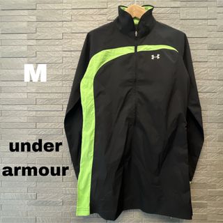 アンダーアーマー(UNDER ARMOUR)のアンダーアーマー ランニングウェア ウィンドブレーカー ジャンパー 上着 M 黒(ウェア)