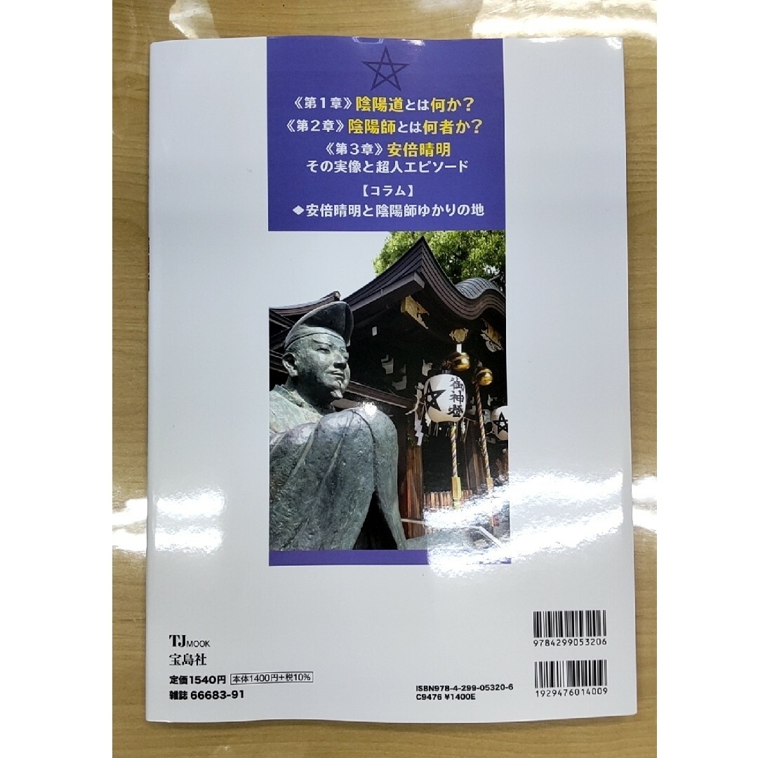 宝島社(タカラジマシャ)のビジュアルでわかる！図解陰陽師入門　新品 エンタメ/ホビーの本(人文/社会)の商品写真