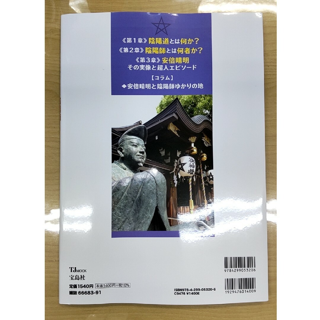 宝島社(タカラジマシャ)のビジュアルでわかる！図解陰陽師入門　新品 エンタメ/ホビーの本(人文/社会)の商品写真