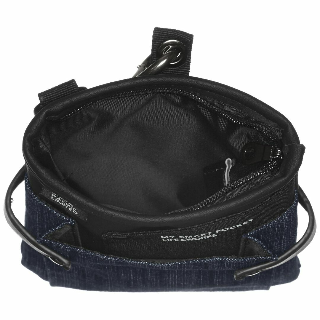 【色:ブラック】[マファパシフィックリミテッド] デニム柄シザーバッグ(MUJ- メンズのバッグ(その他)の商品写真