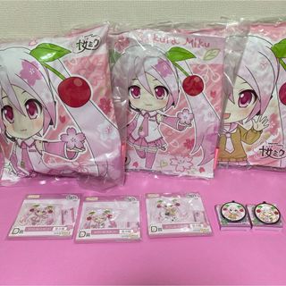 GOOD SMILE COMPANY - グッスマくじ 桜ミク 8種 クッション