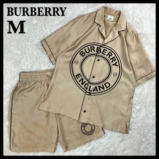 BURBERRY - 【2点セット】バーバリー☆シルクセットアップ 半袖シャツ ショートパンツ 現行