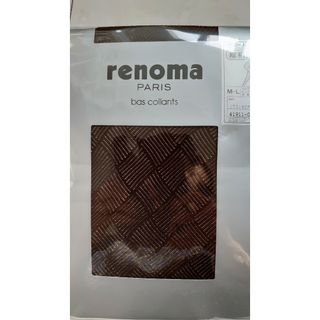 RENOMA - renoma レノマ　網タイツ　レース網タイツ　柄ストッキング