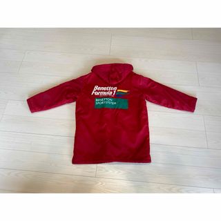 BENETTON - ベネトン　フォーミュラ１　ベンチコート　赤　Mサイズ