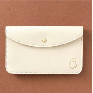 ミッフィー(miffy)の【新品】ミッフィーのレザー調ポーチ(ポーチ)