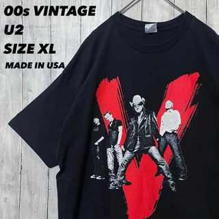 ミュージックティー(MUSIC TEE)のUSA製ヴィンテージ古着ロックバンドU2 VERTIGOバックプリント XL黒(Tシャツ/カットソー(半袖/袖なし))