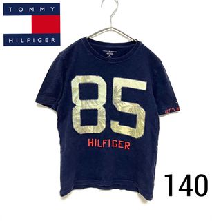 トミーヒルフィガー(TOMMY HILFIGER)のトミーヒルフィガー　Tシャツ　140 ネイビー　男の子　ブランド　半袖　子供服(Tシャツ/カットソー)