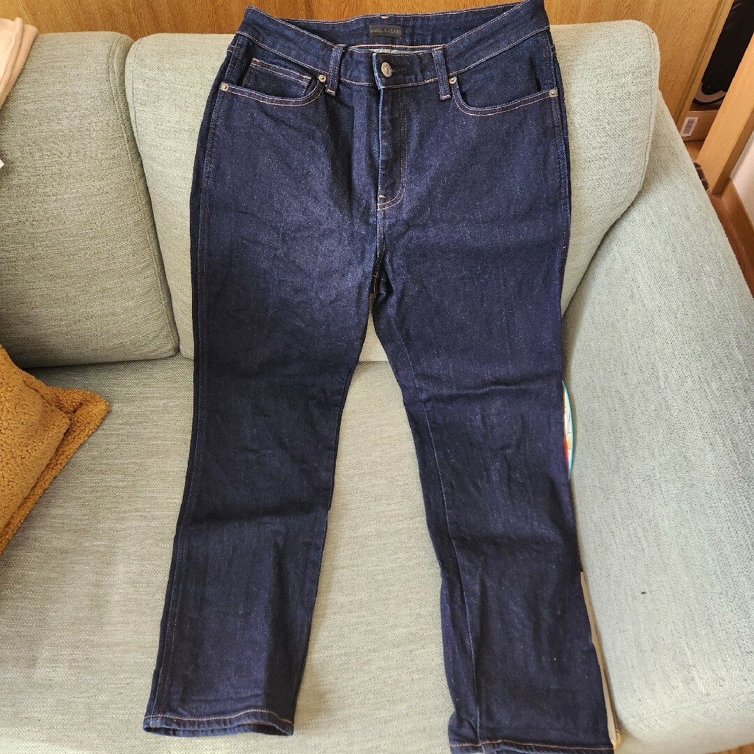 UNIQLO(ユニクロ)のUNIQLOJEANS スリムテーパードデニム レディースのパンツ(デニム/ジーンズ)の商品写真