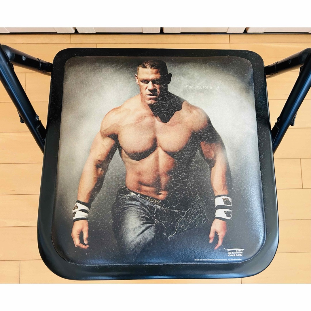 【激レア！】WWE サバイバーシリーズ2008 大会記念 非売品 パイプイス  スポーツ/アウトドアのスポーツ/アウトドア その他(格闘技/プロレス)の商品写真