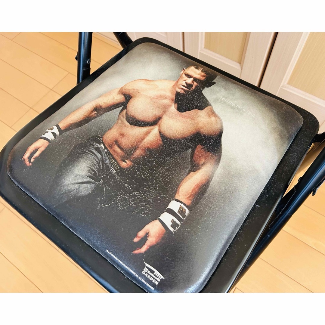 【激レア！】WWE サバイバーシリーズ2008 大会記念 非売品 パイプイス  スポーツ/アウトドアのスポーツ/アウトドア その他(格闘技/プロレス)の商品写真